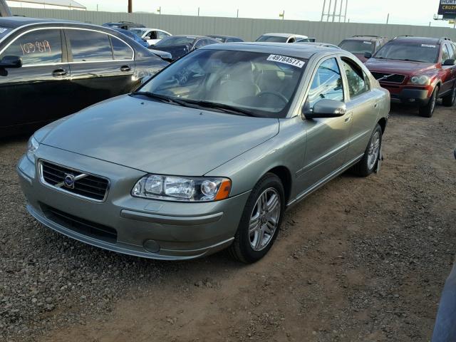 YV1RS592172640794 - 2007 VOLVO S60 2.5T GREEN photo 2