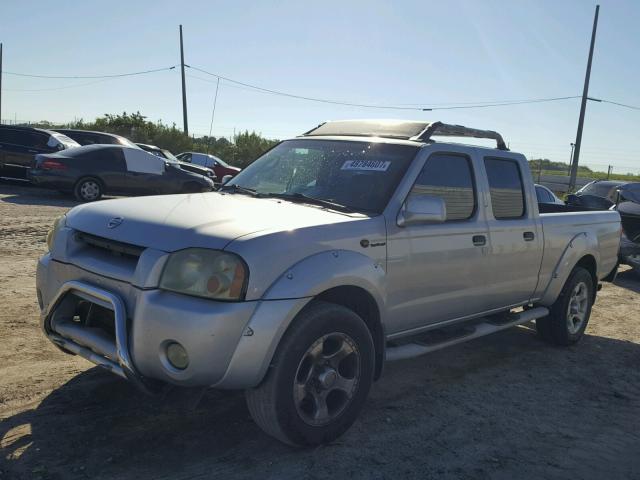 1N6MD29X22C332277 - 2002 NISSAN FRONTIER C SILVER photo 2