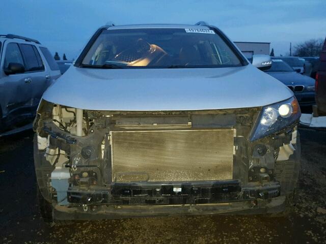 5XYKUDA29CG274560 - 2012 KIA SORENTO EX SILVER photo 9