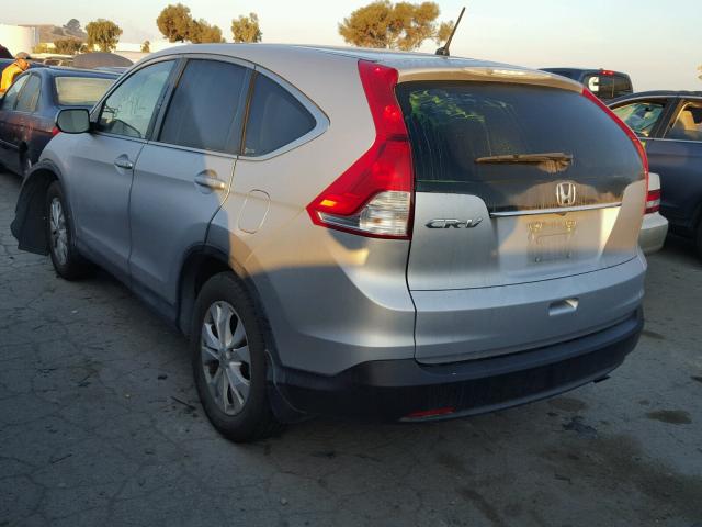 JHLRM3H59CC008441 - 2012 HONDA CR-V EX SILVER photo 3