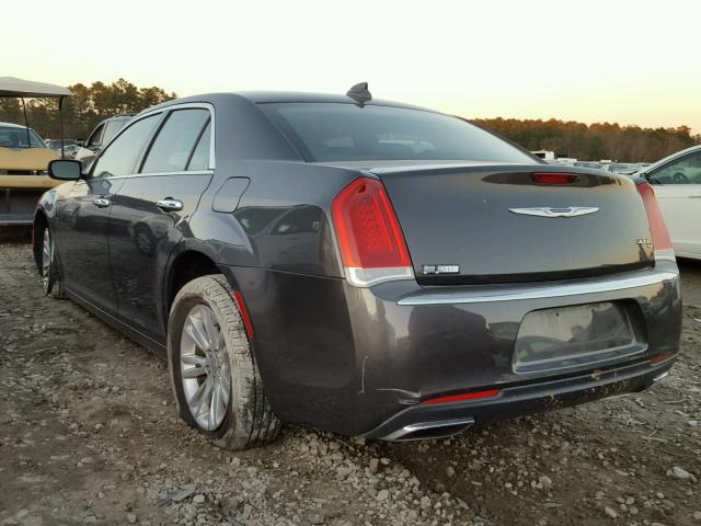 2C3CCAEG8GH128433 - 2016 CHRYSLER 300C GRAY photo 3