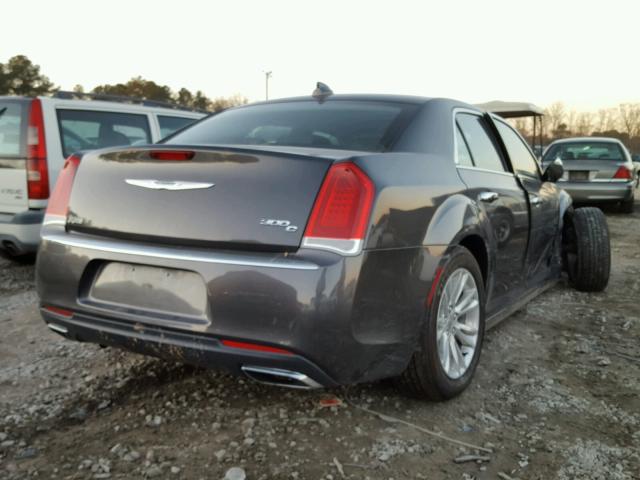 2C3CCAEG8GH128433 - 2016 CHRYSLER 300C GRAY photo 4