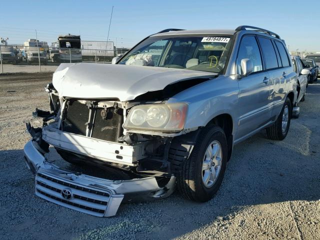 JTEGF21A230085780 - 2003 TOYOTA HIGHLANDER SILVER photo 2