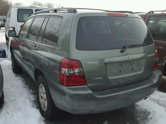 JTEEP21AX60175686 - 2006 TOYOTA HIGHLANDER GREEN photo 3