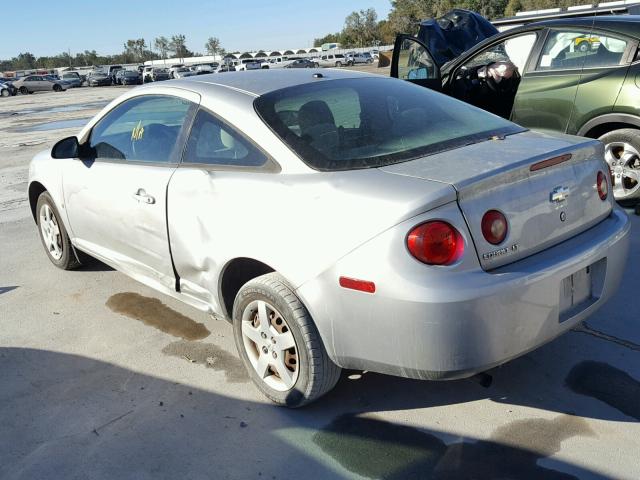 1G1AL15F277407732 - 2007 CHEVROLET COBALT LT SILVER photo 3