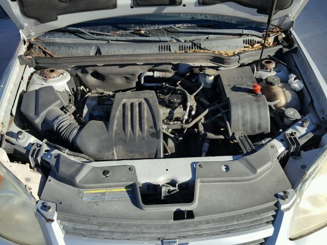 1G1AL15F277407732 - 2007 CHEVROLET COBALT LT SILVER photo 7