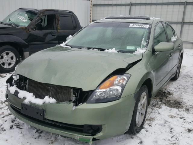 1N4AL21E97N495142 - 2007 NISSAN ALTIMA 2.5 GREEN photo 2