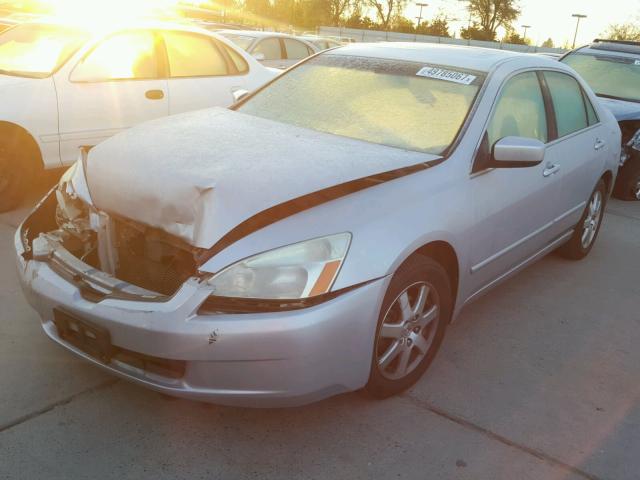 1HGCM66515A040629 - 2005 HONDA ACCORD EX SILVER photo 2