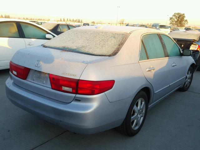 1HGCM66515A040629 - 2005 HONDA ACCORD EX SILVER photo 4