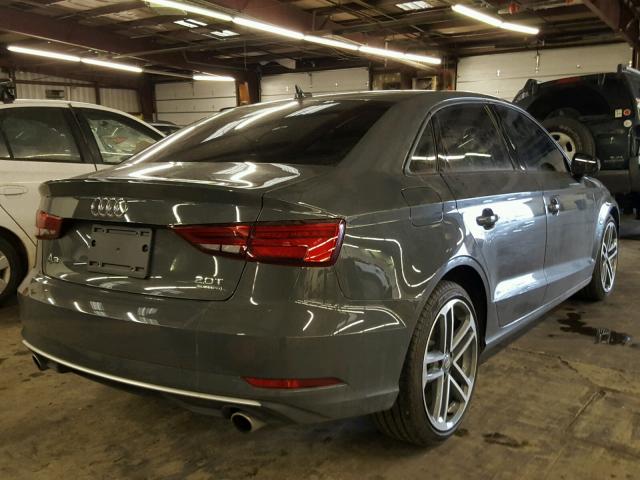 WAUB8GFF1H1028740 - 2017 AUDI A3 PREMIUM GRAY photo 4