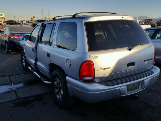 1D4HR38N13F534882 - 2003 DODGE DURANGO SP GRAY photo 3