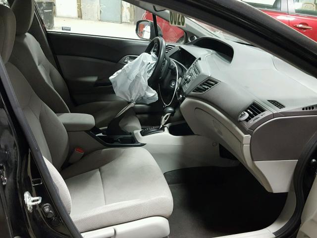 2HGFB2F83CH503245 - 2012 HONDA CIVIC EX შავი ფოტო 5
