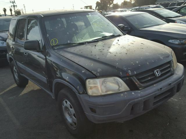 JHLRD28431S009945 - 2001 HONDA CR-V LX BLACK photo 1