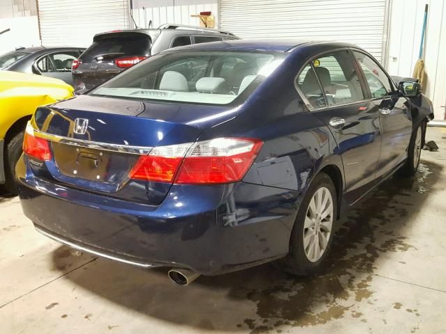 1HGCR2F73FA208901 - 2015 HONDA ACCORD EX BLUE photo 4