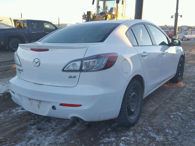 JM1BL1S5XA1348835 - 2010 MAZDA 3 S WHITE photo 4