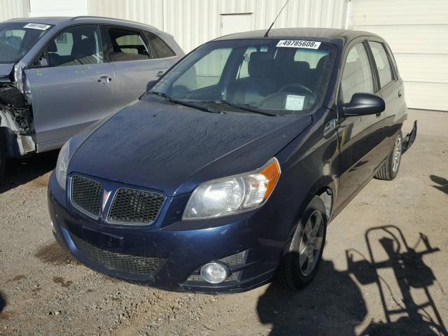 3G2TB6DE7AL118510 - 2010 PONTIAC G3 WAVE BLUE photo 2