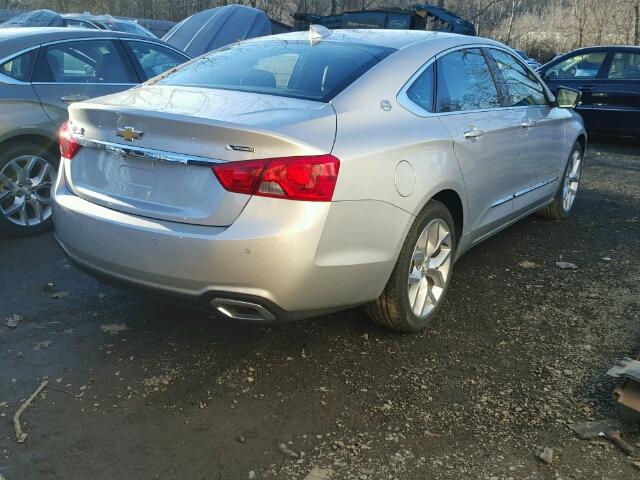 2G1125S32J9104170 - 2018 CHEVROLET IMPALA PRE ვერცხლისფერი ფოტო 4