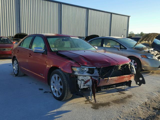 3LNHM26T88R635401 - 2008 LINCOLN MKZ RED photo 1