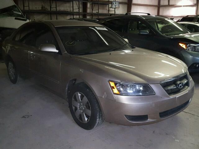 5NPET46C68H344422 - 2008 HYUNDAI SONATA GLS TAN photo 1