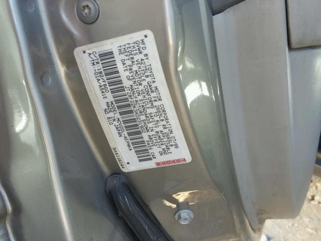 JT2BF22K3X0231902 - 1999 TOYOTA CAMRY LE TAN photo 9