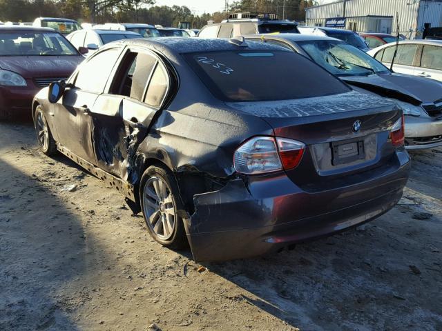 WBAVB13536PT07253 - 2006 BMW 325 I GRAY photo 3