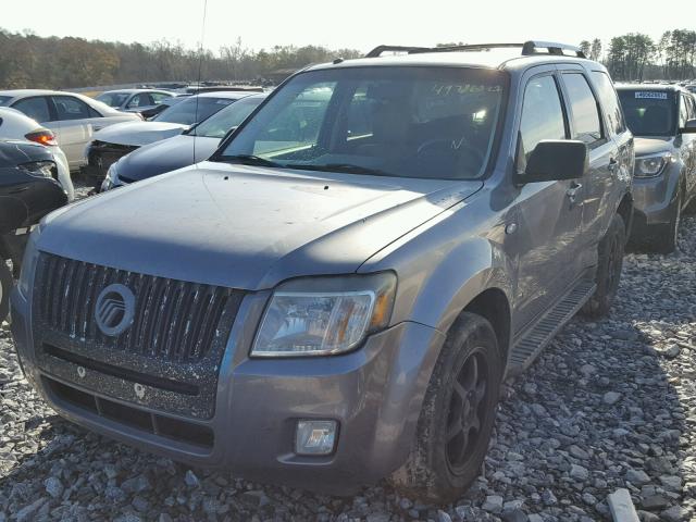 4M2CU87128KJ22027 - 2008 MERCURY MARINER PR GRAY photo 2