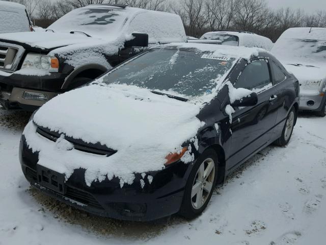 2HGFG12837H541212 - 2007 HONDA CIVIC EX 黑色 照片 2