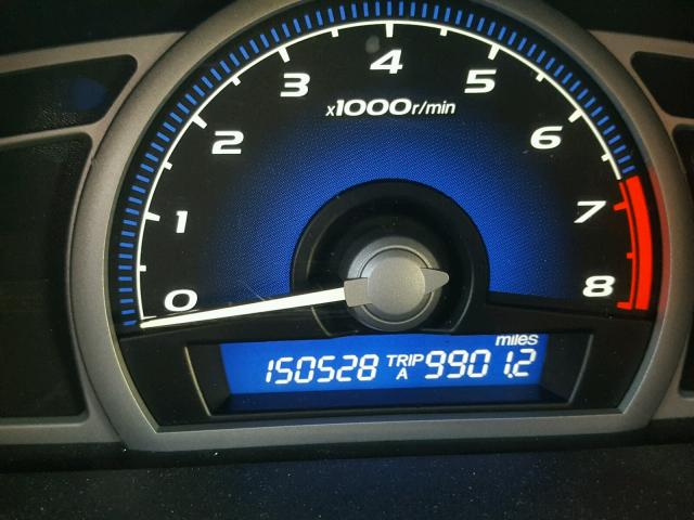 2HGFG12837H541212 - 2007 HONDA CIVIC EX 黑色 照片 8