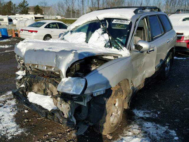 KM8SC73E96U093467 - 2006 HYUNDAI SANTA FE G SILVER photo 2