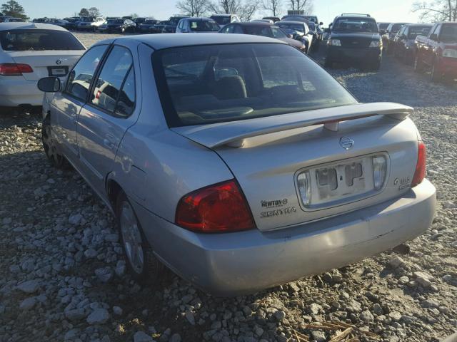 3N1CB51D65L537975 - 2005 NISSAN SENTRA 1.8 SILVER photo 3