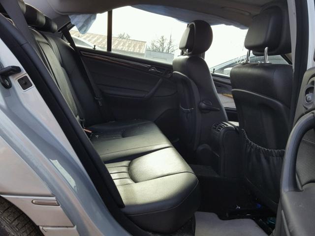WDBRF92HX6F785077 - 2006 MERCEDES-BENZ C GENERATI SILVER photo 6