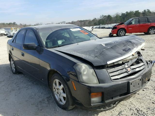 1G6DM57T470112915 - 2007 CADILLAC CTS BLACK photo 1