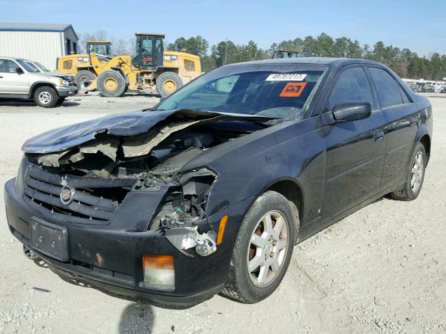 1G6DM57T470112915 - 2007 CADILLAC CTS BLACK photo 2