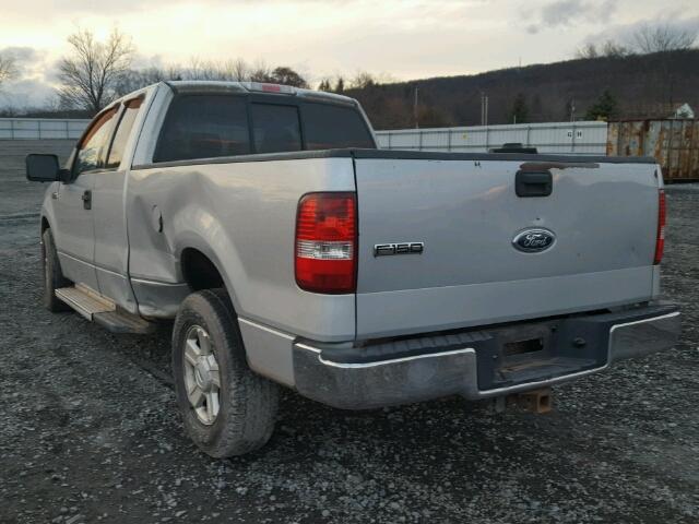 1FTRX12W34FA02550 - 2004 FORD F150 Արծաթագույն լուսանկար 3