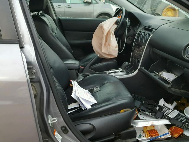 1YVHP80C865M40559 - 2006 MAZDA 6 I Szary zdjęcie 5