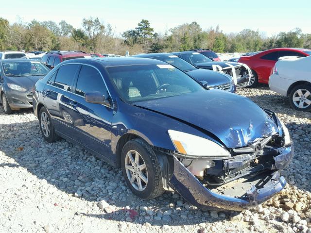 1HGCM66834A091400 - 2004 HONDA ACCORD EX BLUE photo 1