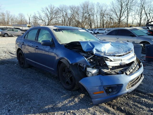 3FAHP0HA7AR301030 - 2010 FORD FUSION SE BLUE photo 1