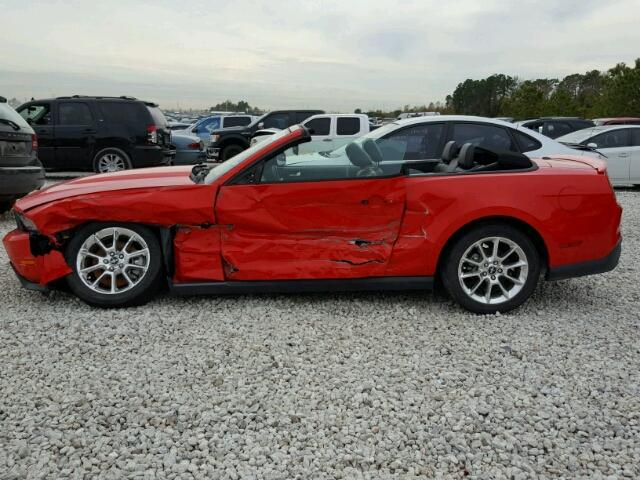 1ZVBP8FF2B5147972 - 2011 FORD MUSTANG GT RED photo 9