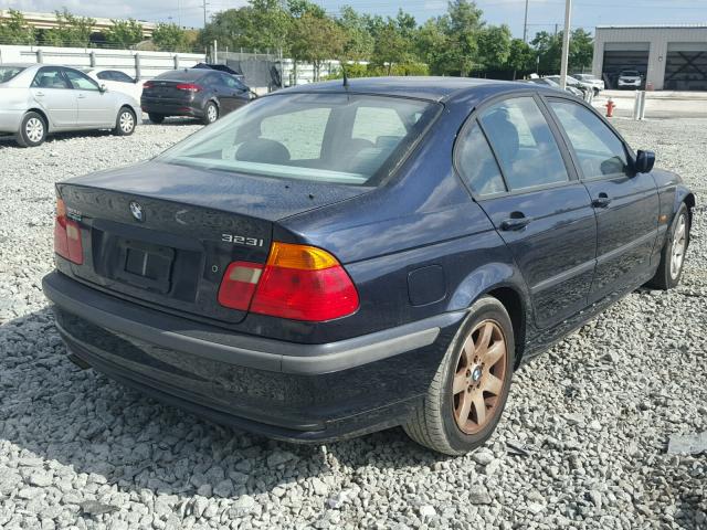 WBAAM3332YKC66507 - 2000 BMW 323 I BLUE photo 4