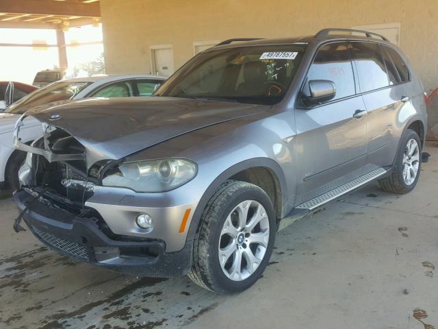 5UXFE83537LZ43024 - 2007 BMW X5 4.8I SILVER photo 2