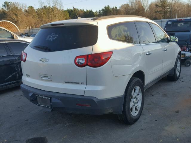 1GNKRJED5CJ159604 - 2012 CHEVROLET TRAVERSE L WHITE photo 4