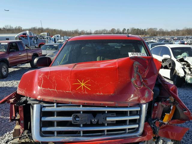 3GTEK23M59G191997 - 2009 GMC SIERRA K15 RED photo 7