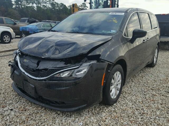 2C4RC1DG3HR609337 - 2017 CHRYSLER PACIFICA T BLACK photo 2