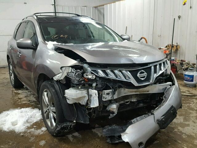 JN8AZ18W29W204693 - 2009 NISSAN MURANO S GRAY photo 1