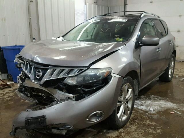 JN8AZ18W29W204693 - 2009 NISSAN MURANO S GRAY photo 2