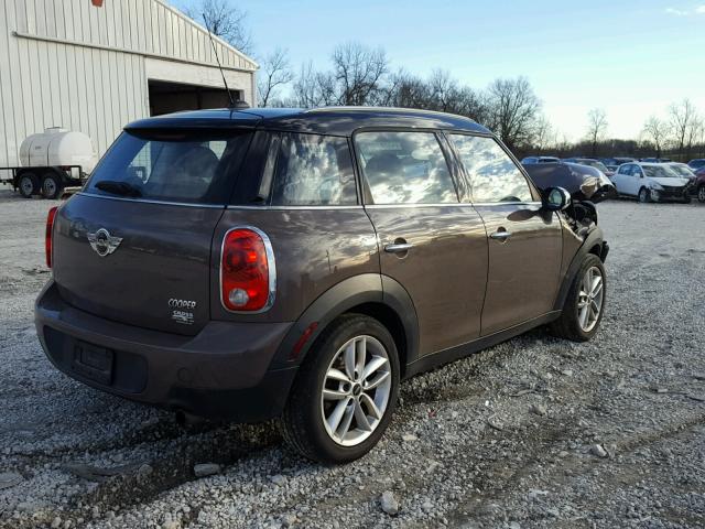 WMWZB3C51BWH94839 - 2011 MINI COOPER COU BROWN photo 4