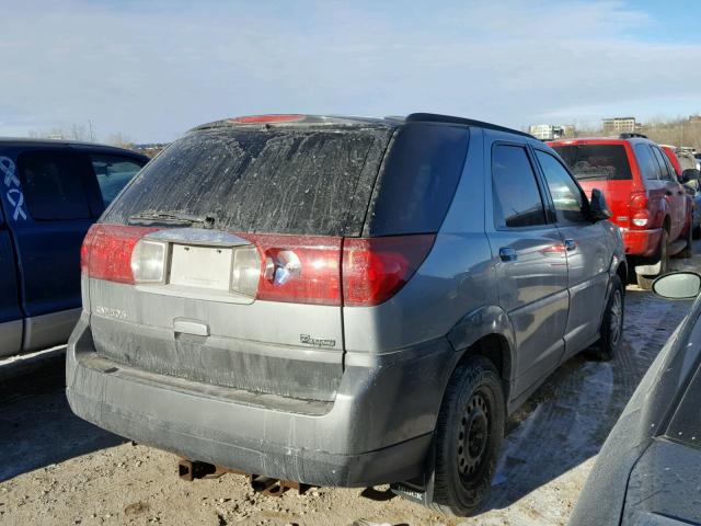 3G5DA03E74S525732 - 2004 BUICK RENDEZVOUS SILVER photo 4