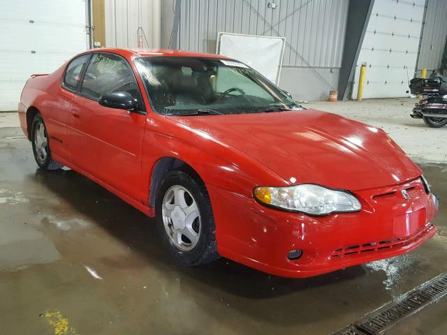 2G1WX12K7Y9342677 - 2000 CHEVROLET MONTE CARL RED photo 1