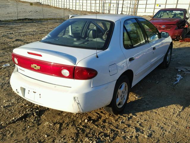 1G1JC52F357136480 - 2005 CHEVROLET CAVALIER WHITE photo 4