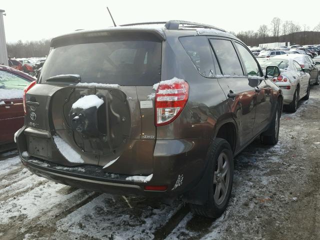 2T3JF4DVXBW164371 - 2011 TOYOTA RAV4 BROWN photo 4